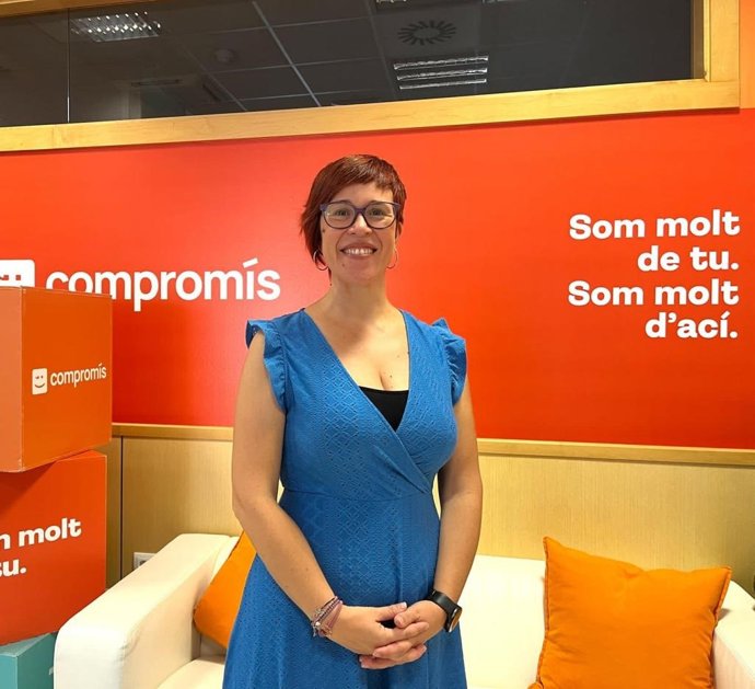 Archivo - Imagen de archivo de la diputada de Compromís-Sumar en el Congreso por Valencia gueda Micó. 