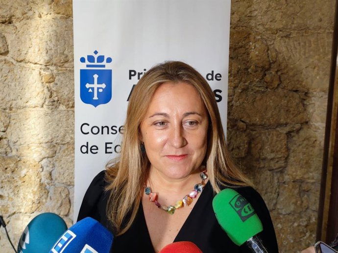 La consejera de Educación, Lydia Espina