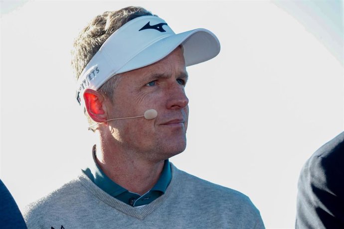 Archivo - El inglés Luke Donald, capitán europeo de la Ryder Cup.