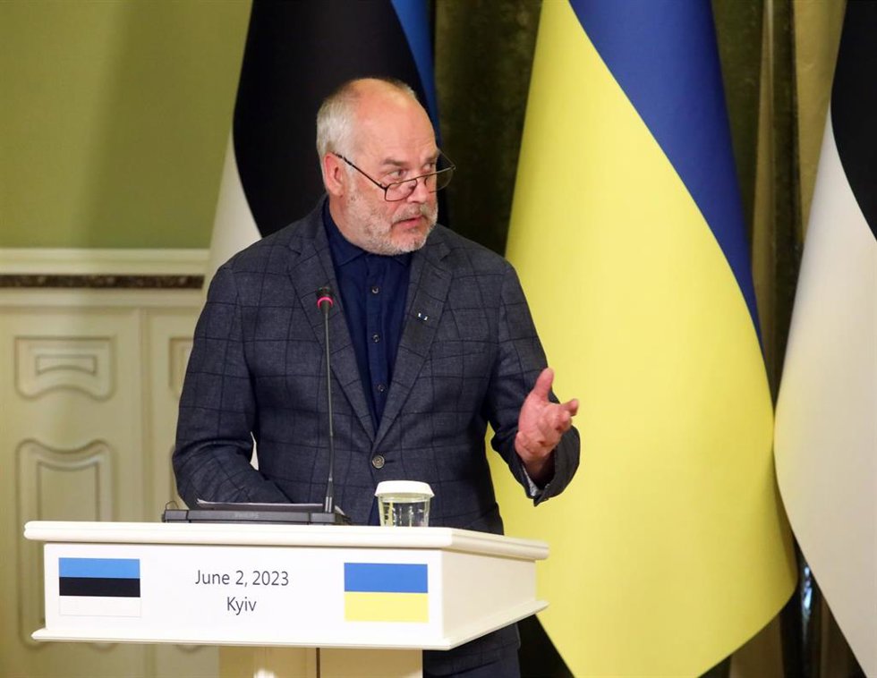 Archivo - El presidente de Estonia, Alar Karis 
