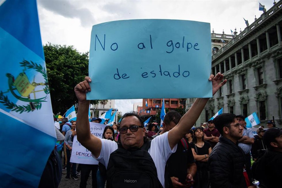 Manifestación en Guatemala