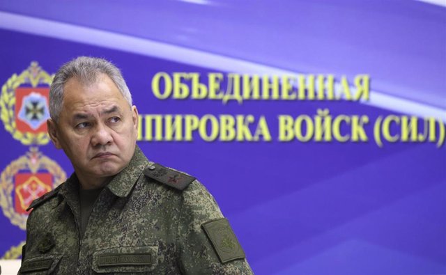 Archivo - El ministro de Defensa de Rusia, Sergei Shoigu