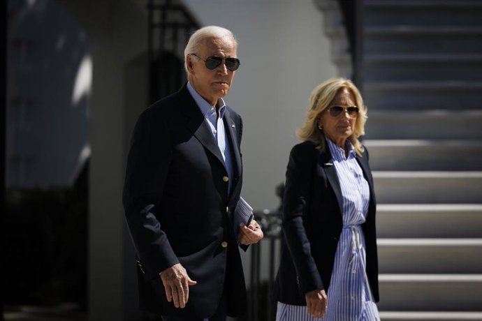 El presidente de EEUU, Joe Biden, y la primera dama, Jill Biden
