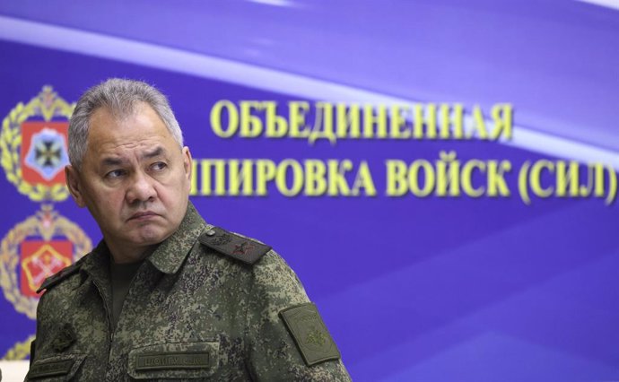 Archivo - Arxivo - El ministre de Defensa de Rússia, Serguei Xoigú