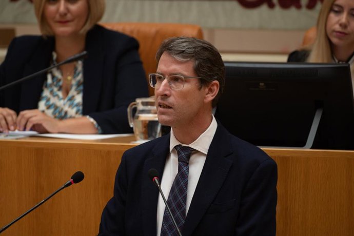 Archivo - El presidente del Gobierno riojano, Gonzalo Capellán