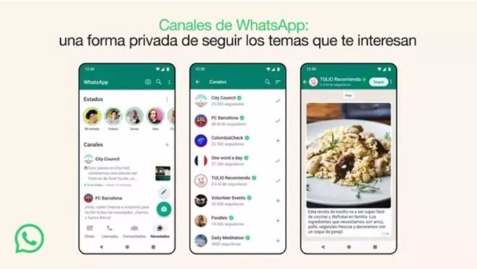 Canales de WhatsApp