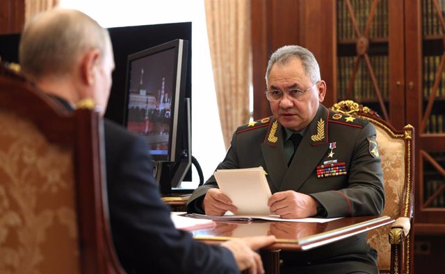 Archivo - El ministro de Defensa de Rusia, Sergei Shoigu.