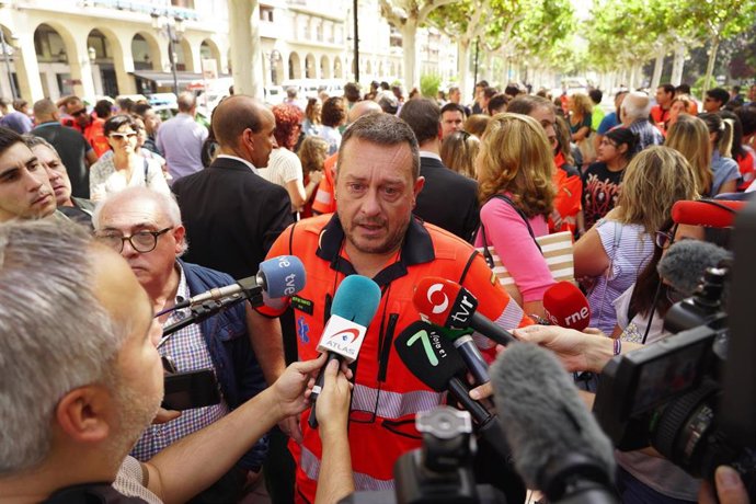 El jefe de tráfico de emergencias, Alberto Ezquerro.