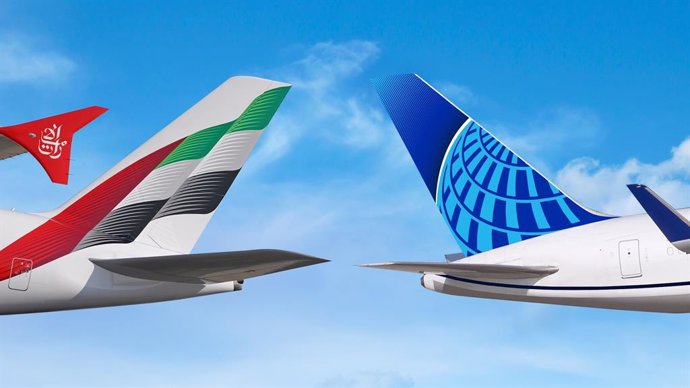 Emirates y United Airlines amplían su asociación de código compartido para incluir vuelos con México