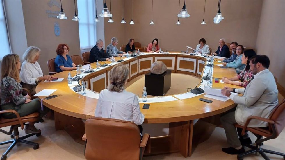 Reunión de la Xunta de Portavoces de la Cámara gallega para fijar el orden del día del pleno que tendrá lugar los días 12 y 13 de septiembre