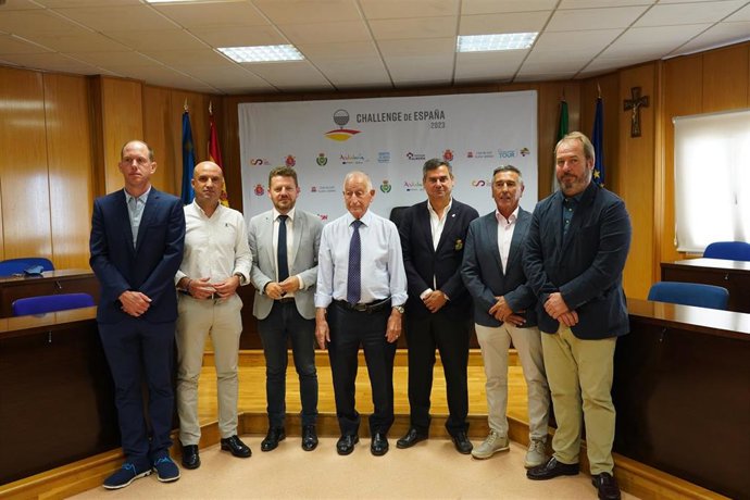 Presentación del Challenge 2023 de golf con 156 participantes de más de 20 países en Roquetas de Mar (Almería)
