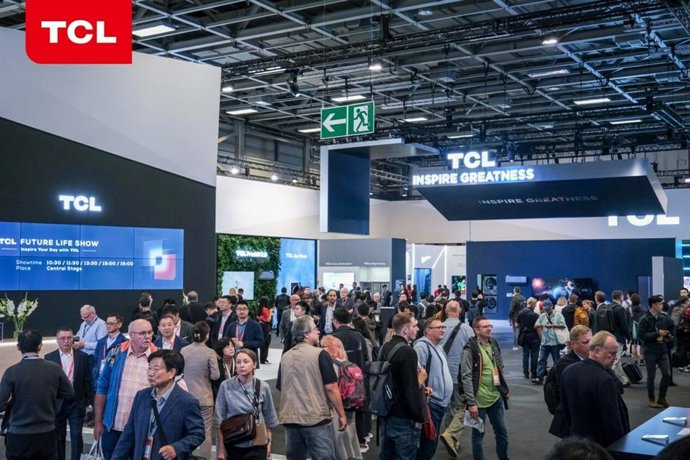 TCL's booth at IFA 2023