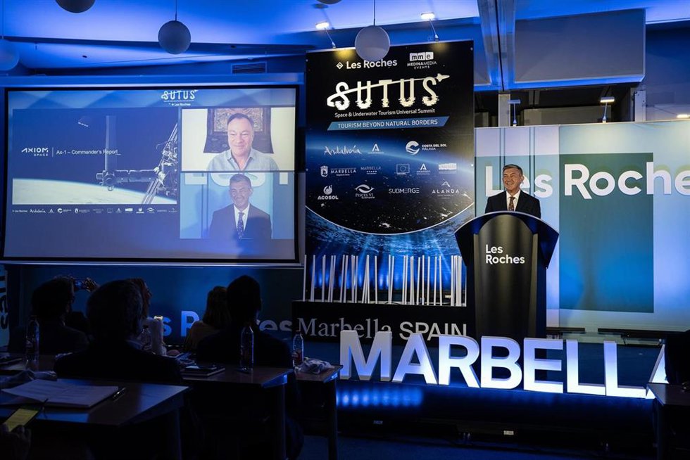 Imagen del evento internacional sobre turismo espacial y subacuático 'Sutus by Les Roches' que se celebra en Marbella del 26 al 28 de septiembre.