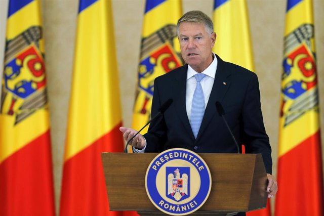 Archivo - El presidente de Rumanía, Klaus Iohannis