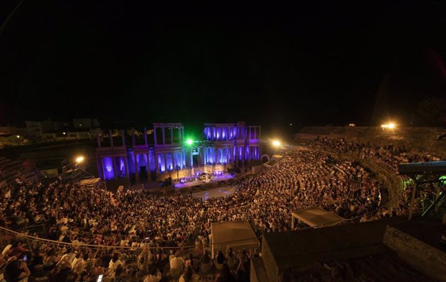 Concierto de Niña Pastori dentro del Stone&Music Festival de Mérida 2023