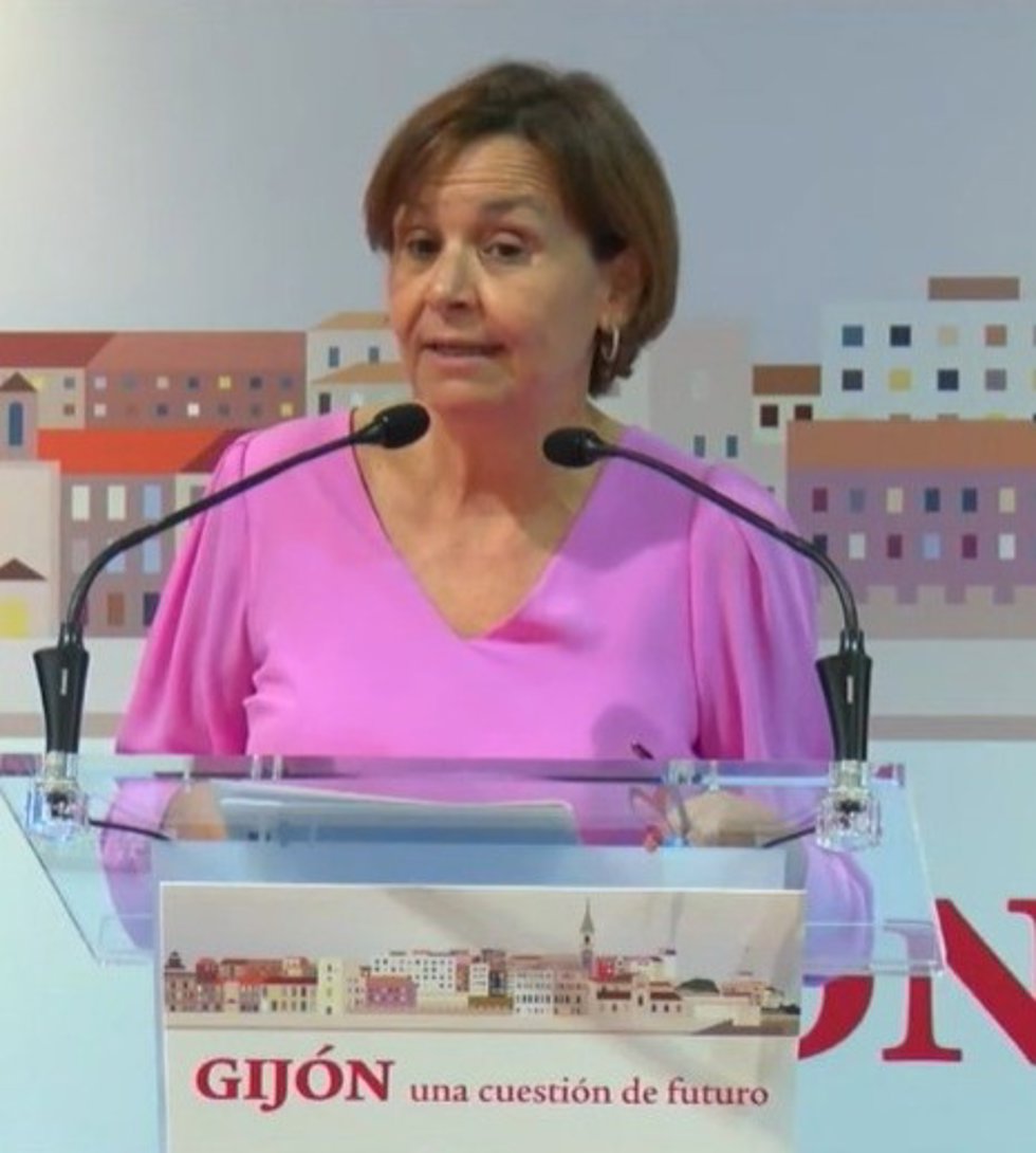 Archivo - Carmen Moriyón, alcaldesa de Gijón
