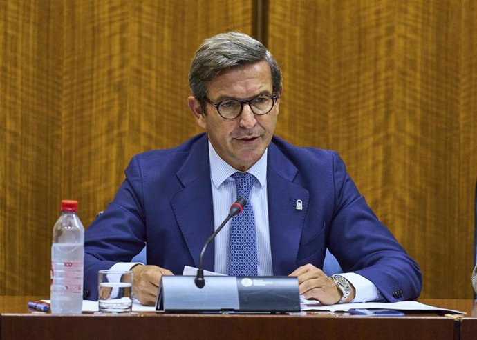 El consejero de Industria, Jorge Paradela, en comisión parlamentaria en una imagen de archivo.