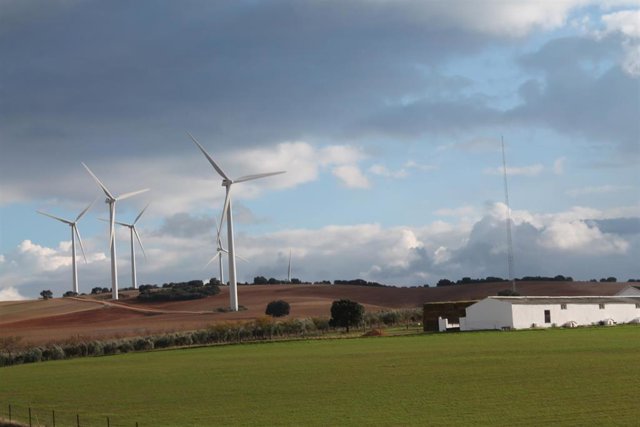 Archivo - Molinos de viento.