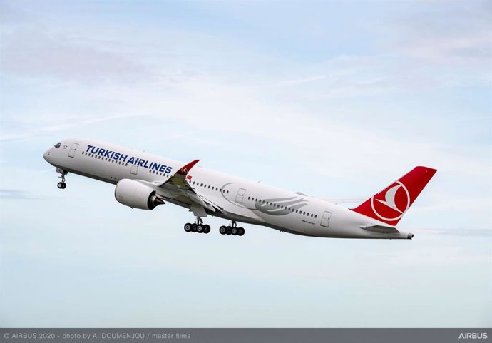 Airbus Aa350-900 de Turkish Airlines.