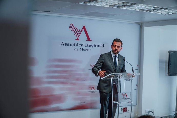 El portavoz adjunto de VOX, Rubén Martínez Alpañez