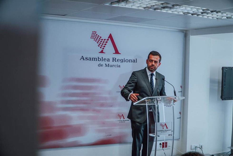 El portavoz adjunto de VOX, Rubén Martínez Alpañez