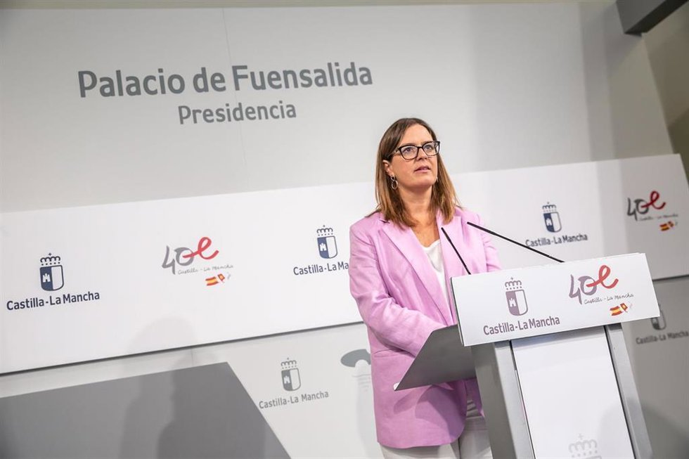 La consejera portavoz del Gobierno de C-LM, Esther Padilla