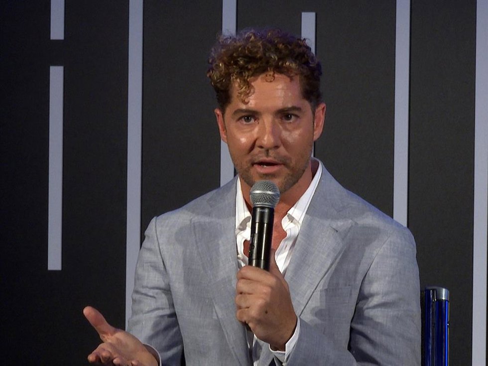 DAVID BISBAL EN LA RUEDA DE PRENSA DE 'BISBAL', SU PRÓXIMO DOCUMENTAL
