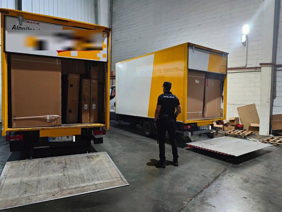 Instalacionesde la tienda de electrodomésticos de Dos Hermanas objeto del robo