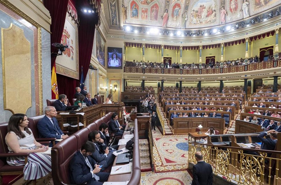 Vista del hemiciclo durante la Sesión Constitutiva