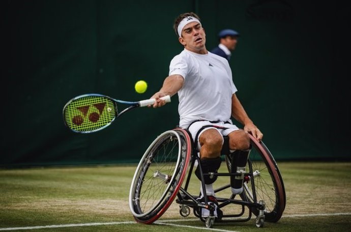 Archivo - El tenista español Martín de la Puente en Wimbledon