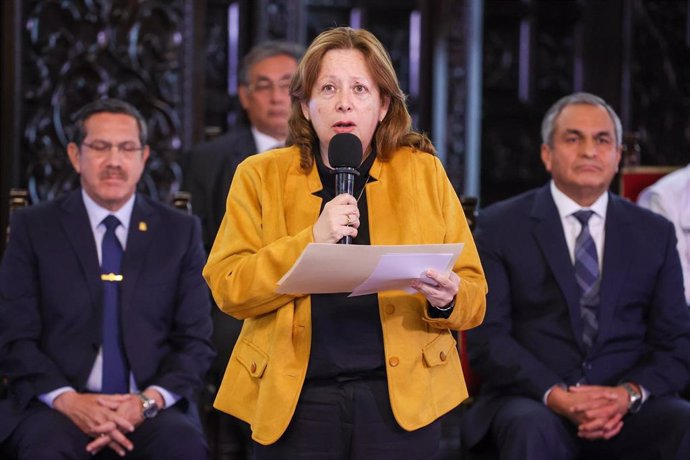 La ministra de Educación de Perú, Magnet Márquez