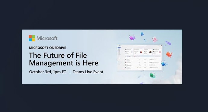 Microsoft celebra el evento 'El futuro de la administración de archivos' de OneDrive.