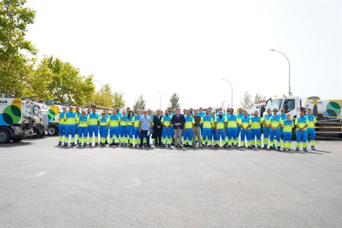 Los 50 nuevos trabajadores que se incorporan a Emaya