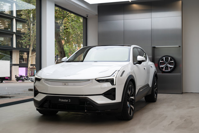 El Polestar 3 en el nuevo Space de la Calle Velázquez de Madrid.