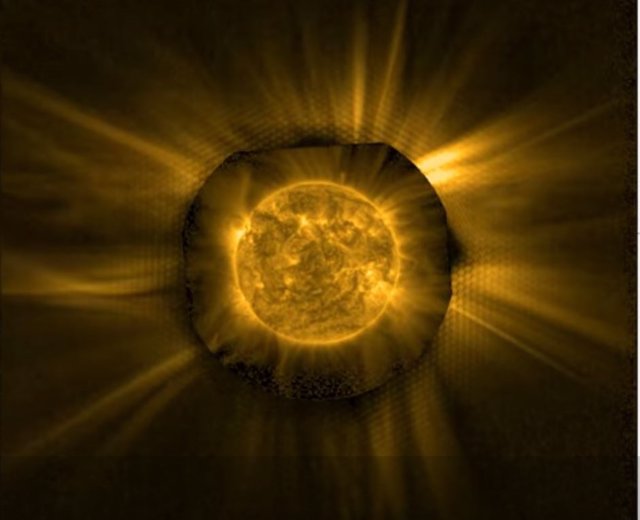 Imagen del Sol en la nueva modalidad de observación de Solar Orbiter