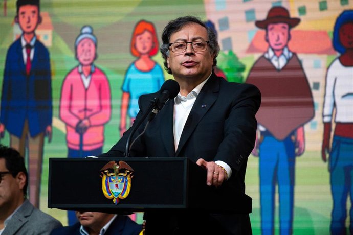 Archivo - El presidente de Colombia, Gustavo Petro