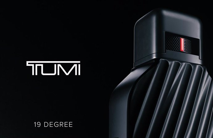 TUMI 19 Degree Fragrance campaign image