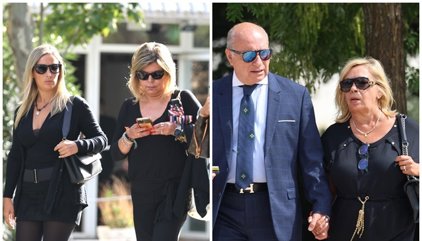 Terelu Campos y Carmen Borrego, desoladas, se reúnen en un restaurante tras la incineración de su madre