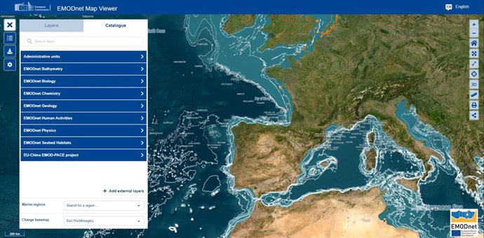 Archivo - El portal de la Red Europea de Observación y Datos Marinos (EMODnet)