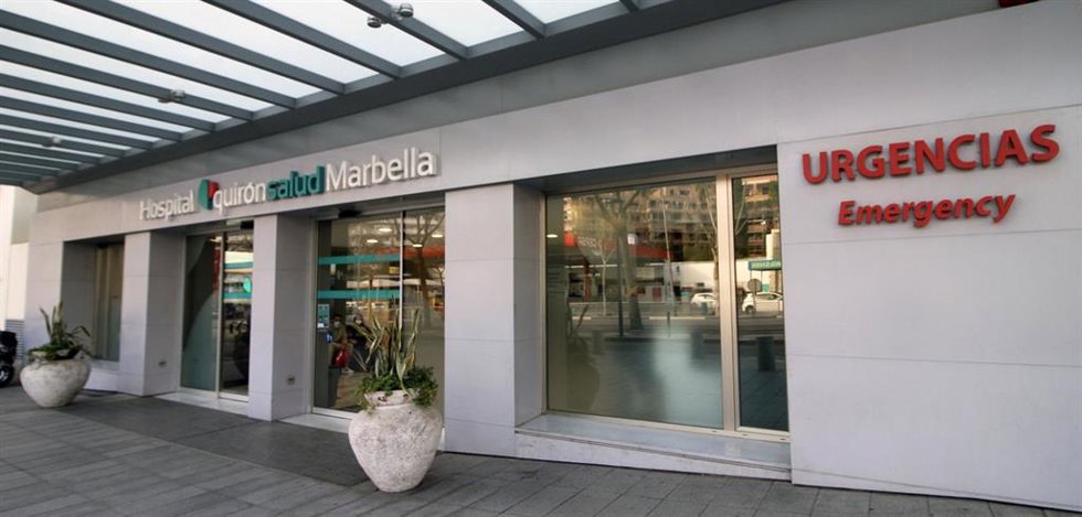 Archivo - Fachada Quironsalud Marbella urgencias.
