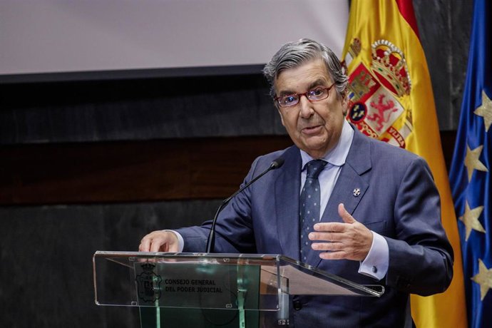 Archivo - El Magistrado de la Sala de lo Civil y Penal del Tribunal Superior de Justicia de Navarra, Juan Manuel Fernández Martínez.