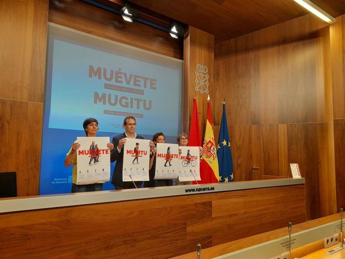 Imagen de la presentación de la campaña de salud 'Muévete. Mugitu'
