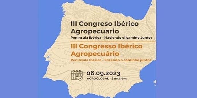 Cartel del Congreso Agropecuario en Santarém (Portugal)