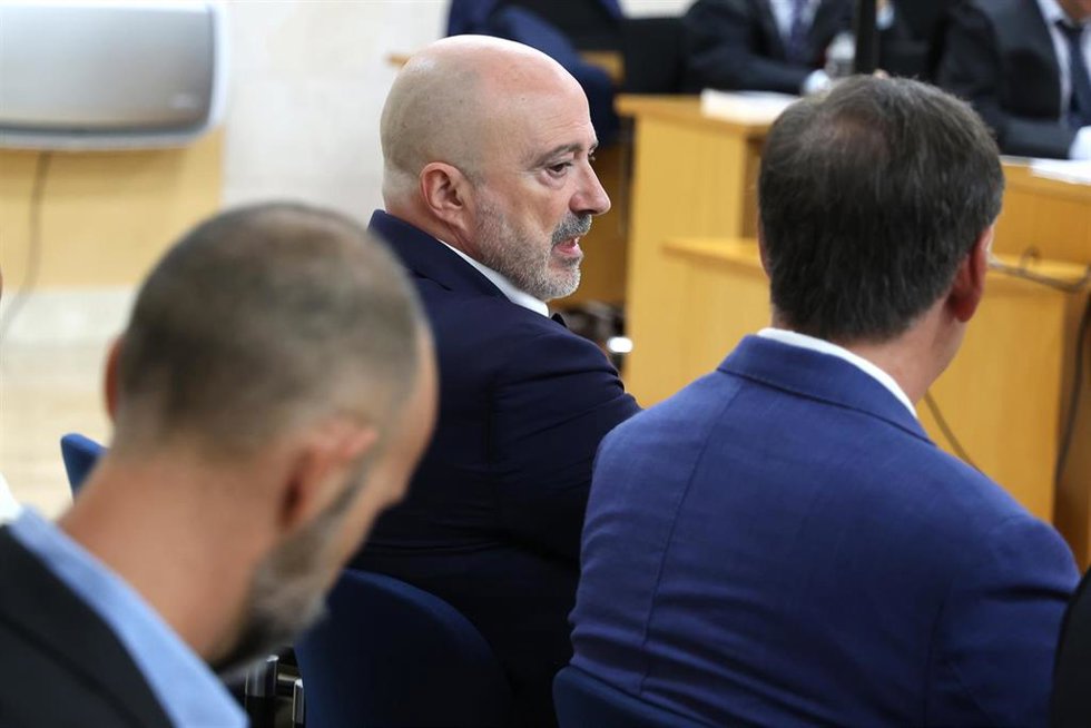 Archivo - El fiscal Miguel Ángel Subirán durante un juicio contra los investigadores del caso Cursach.