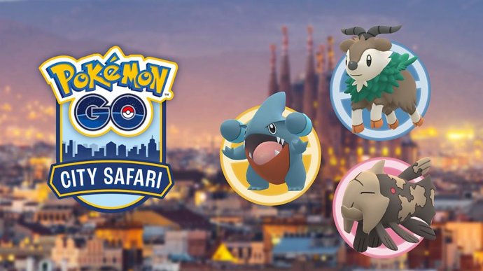 Cartel del safari urbano de Barcelona