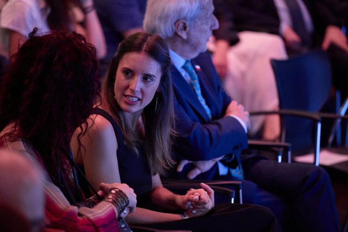 Archivo - La ministra de Igualdad en funciones, Irene Montero.