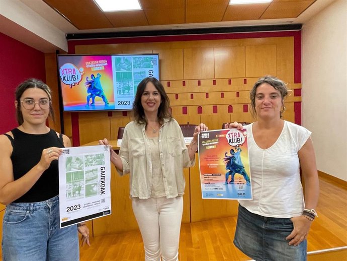 Presentación de los programas de ocio juvenil Xtraklub y Gauekoak