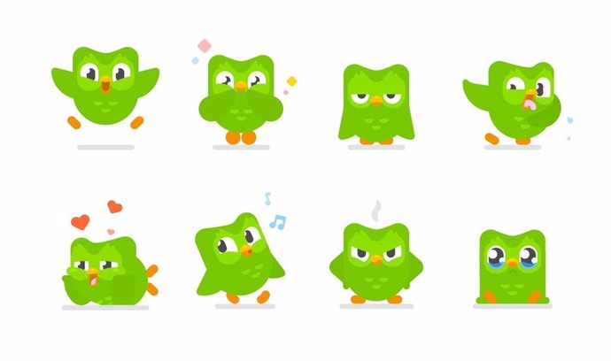 Logo de Duolingo.
