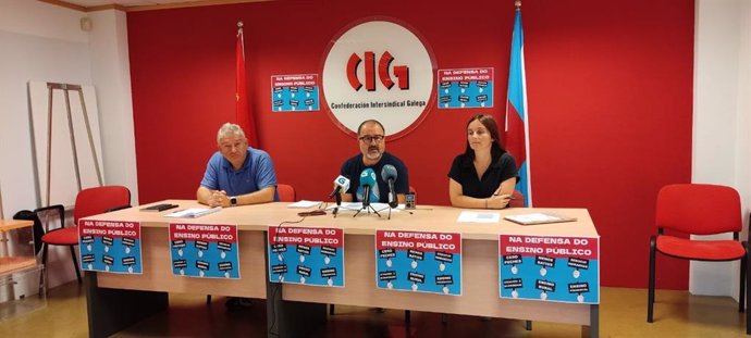 Rueda de prensa de CIG-Ensino con motivo del arranque del curso escolar