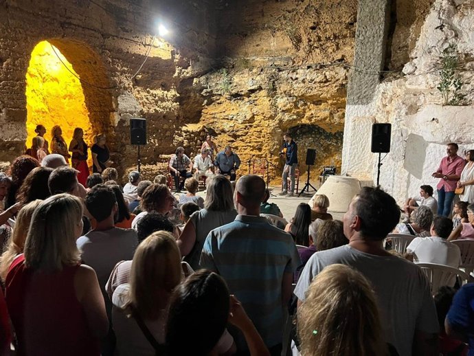 Imagen de uno de los espectáculos flamencos desarrollados en la pasada edición de la Noche San Miguel.